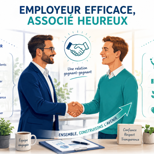 EMPLOYEUR EFFICACE, ASSOCIE HEUREUX